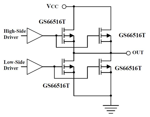 Paralleled GaN Transistors Boost Converter Power Up to 100kW
