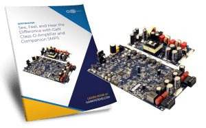 GaN Systems Releases Best Performance Class-D Amplifier and Companion SMPS Evaluation Kit