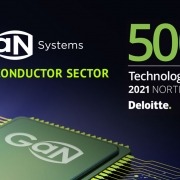 GaN Systems Listed on 2021 Deloitte Technology Fast 500™, the Fastest-Growing Companies in North America