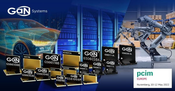 Breakthrough Performance on Display with GaN Systems at PCIM 2022