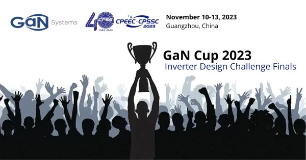 GaN Systems Showcases Industry-leading Designs for Consumer, Industrial and EV Powertrain at CPEEC & CPSSC 2023